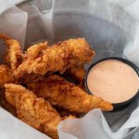 Fried Buttermilk Marinated Chicken Tenders · served with spicy ranch | 6pc