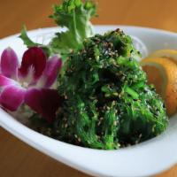 Wakame Salad · Traditional seaweed salad.