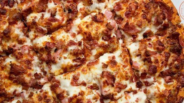 A Lot A Meat · Canadian bacon, Italian sausage pepperoni, bacon.