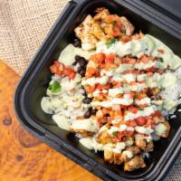 Chicken Bowl · Rice (Pinto, Cilantro Lime, or Brown), Cole Slaw or Pico De Gallo, Black Beans.