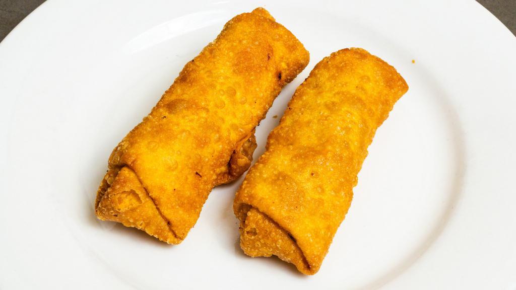 Egg Rolls (2 Pieces) · House made light and crispy pork egg rolls. Served with our House Sweet and Sour sauce
