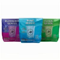 Jp Select Any 3 Ready To Blend Smoothie (16 Oz Each) · Includes: Blue Magic Ready To Blend, Clean Green Protein Ready To Blend, Genius Blueberry Pr...
