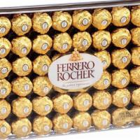 Ferrero Rocher (48 Count) · Irresistible Ferrero Rocher, fine hazelnut chocolates. Come in an attractive case. 48 count ...