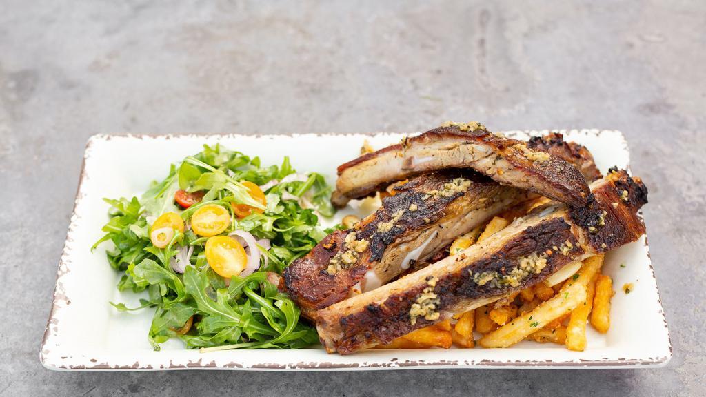 Costicine	 · Pork Ribs (Served with Rosemary Parmesan Fries & House Salad )