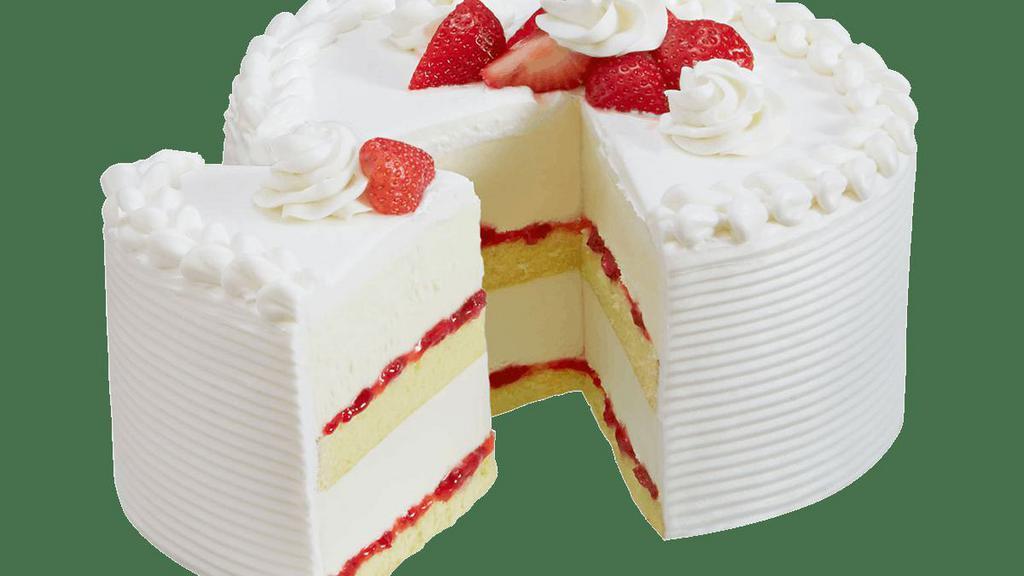 Strawberry Shortcake · How could this classic get any more delicious? We’ve added Birthday Cake Ice Cream, Vanilla Ice Cream and strawberry puree to a yellow cake base, and then topped it with vanilla frosting and fresh strawberries. Trust us, it’s shortcake they’ll be talking about for a long time.