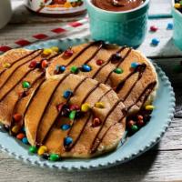 Rainbow And Nutella Pancake · 