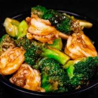 Shrimp With Broccoli · Shell fish.