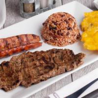 Big Hunter Churrasco With Sausage · Entrees served with two sides.