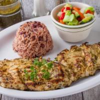 Chicken Churrasco · Chicken breast marinated with Chimichurri Sauce.