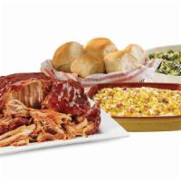 Bbq Roast Dinner - 3 Lb Bbq Pork Roast · Serve the new BBQ roast with dinner any night of the week! This meal features a three lb. BB...