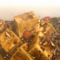 Mapo Tofu (Vegan) · Rice Not Included Spicy.