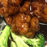 General Tso'S Chicken · Hot & spicy. Hot, the General's favorite dish, crispy chunks chicken with red hot sauce on b...