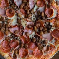 Meat Lover'S Pizza · Pepperoni, italian sausage, bacon.
