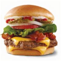 Big Bacon Classic® · A quarter-pound* of fresh beef, Applewood smoked bacon, American cheese, crisp lettuce, toma...