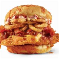 Spicy Big Bacon Cheddar Chicken · A juicy chicken breast marinated and breaded in our unique, fiery blend of peppers and spice...