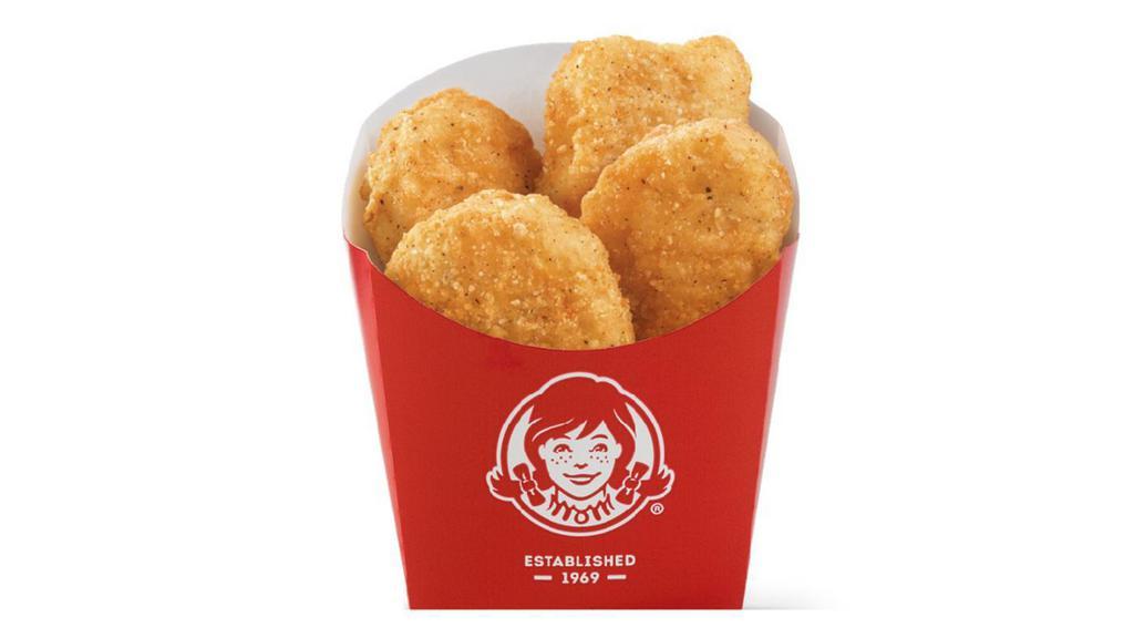 4 Pc. Crispy Chicken Nuggets · 100% white-meat chicken breaded to crispy perfection and served with your choice of 6 dipping sauces including Buttermilk Ranch, BBQ, Sweet & Sour, Honey Mustard, or Ghost Pepper Ranch. They’re trending in our restaurants and Twitter feed alike.