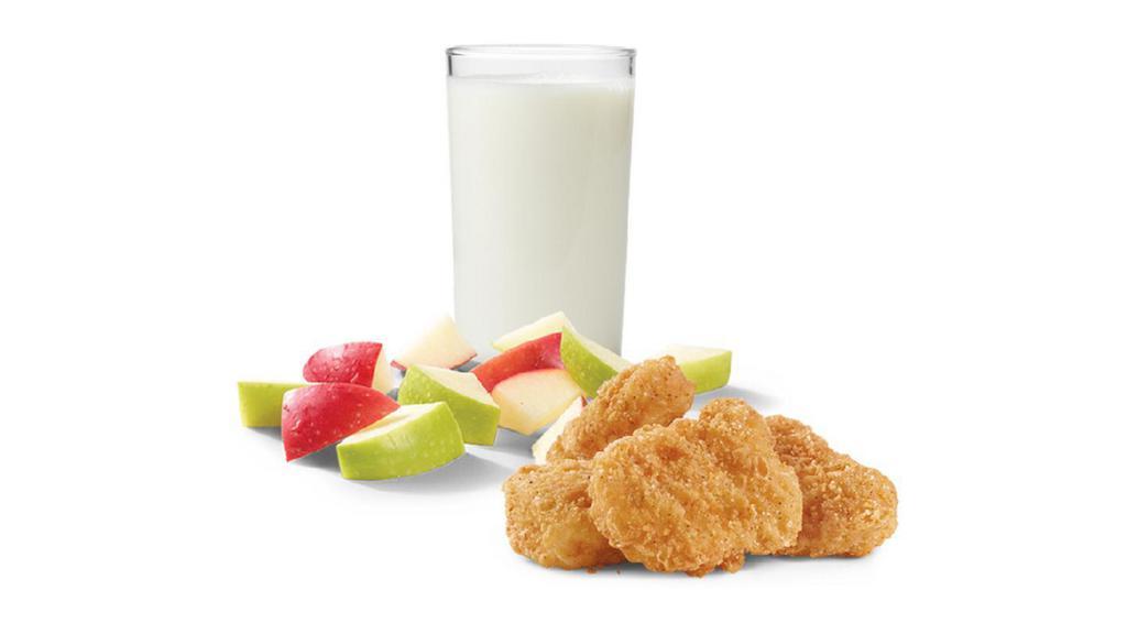 Kids' 4Pc Nuggets · 100% white-meat chicken breaded to crispy perfection and served with your choice of 6 dipping sauces including Buttermilk Ranch, BBQ, Sweet & Sour, Honey Mustard, or Ghost Pepper Ranch. They’re trending in our restaurants and Twitter feed alike.