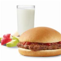 Kids' Hamburger · Fresh, never frozen beef hot off the grill and topped with ketchup, just the way your child ...