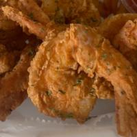 Jumbo Shrimp Dinners · Crispy Hand battered Jumbo Shrimp Fried to perfection