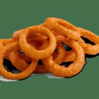 Onion Rings · Onion rings battered & fried to a golden crisp.