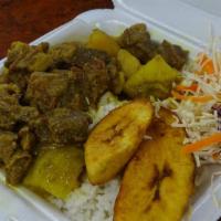 Our Sumptuous Curry Goat · Is saute in a combination of variety of spices and herbs and the yellow curry powder which i...