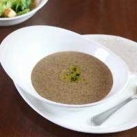 Kennett Square Mushroom Soup - Cup · herbed truffle oil
