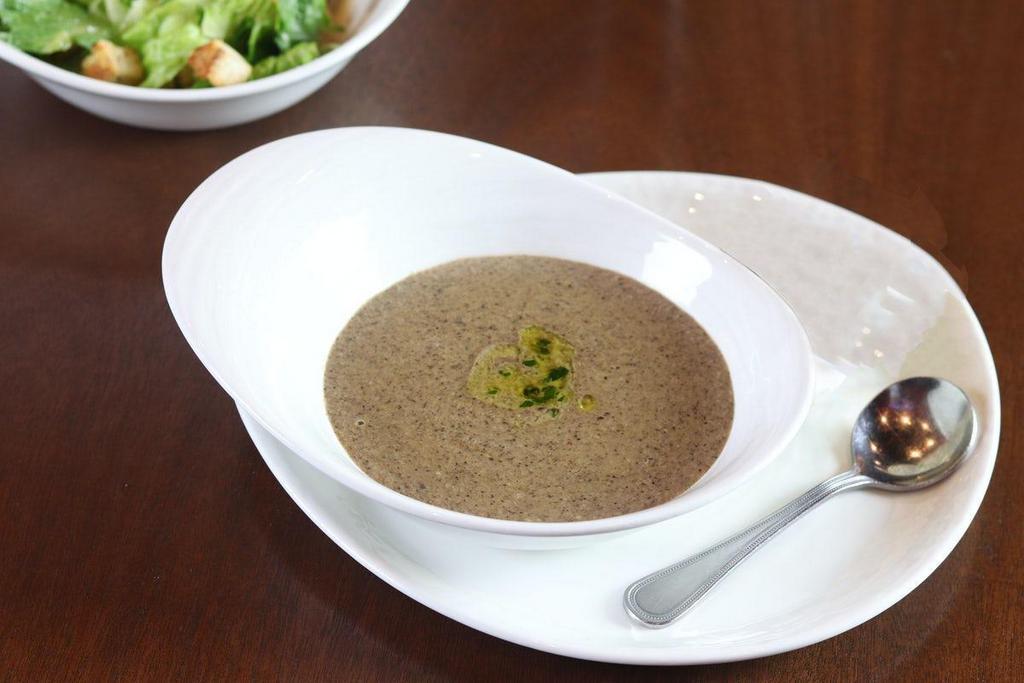 Kennett Square Mushroom Soup - Bowl · herbed truffle oil