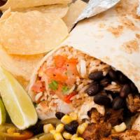 Burrito · A big ol' burrito packed into a 12