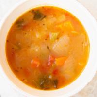 Minestrone Soup · Tuscan vegetable soup.