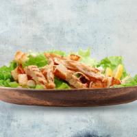 Chicken Salad · Jerk spice-rubbed chicken breast tossed with sliced green apples, red onions, candied walnut...