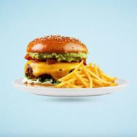 Melt Patty · Our juicy burger smothered with grilled onion, American cheese mayo and mustard served on gr...
