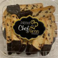 Chocolate Chip Biscotti · These biscotti are certainly firm, but more tender than crunchy and are loaded with chocolat...