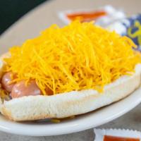 Kids' Hot Doggy Special · Our delicious hot dog in a freshly steamed bun, with or without cheese, a bag of potatoes ch...