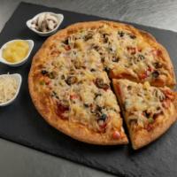 Vegan Vegetarian Pizza · Vegan. Sarpino's traditional pan pizza is baked to perfection with Daiya mozzarella cheese a...