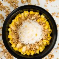 Refresher Acai Bowl  · Organic Acai, Banana and Mango, Granola, Coconut Flakes and Honey