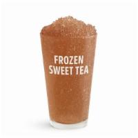 Frozen Sweet Tea · Frozen sweet tea made from freshly brewed black tea and cane sugar