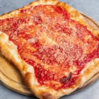 Lrg Brooklyn Pizza · Chopped garlic, sliced mozzarella, plum tomato sauce, parmesan