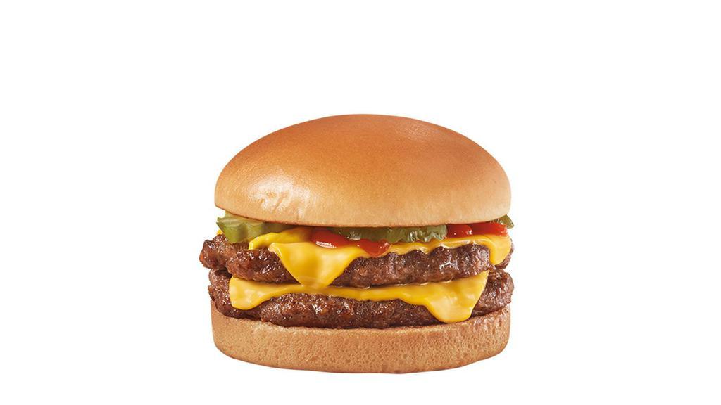 Original Cheeseburger 1/3Lb* Double	 · A Signature Stackburger with two 100% seasoned real beef patties, topped with perfectly melted Sharp American, pickles, ketchup and mustard, served on a soft and toasted bun.
*Pre-cooked weight, **Pasteurized process.