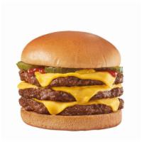 Original Cheeseburger 1/2Lb* Triple	 · A Signature Stackburger with three 100% seasoned real beef patties, topped with perfectly me...