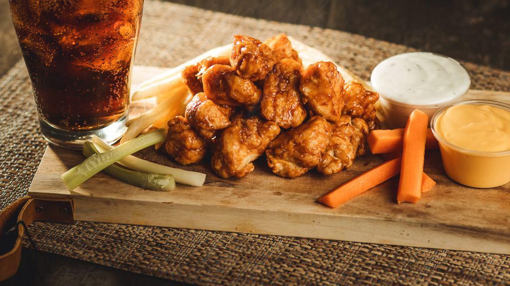 Honey Bbq Chicken Wings · Deep-fried chicken wings tossed with in sweet and tangy Honey BBQ sauce.
