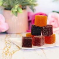 Candied Fruit - 5 · Strawberry, Pineapple, Cassis, Peach, and Mandarin