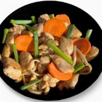 Kids Chicken Lo Mein · Our yummiest noodle bowl, with chicken, green onions and carrots tossed in a sweet and savor...