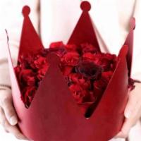 Queen Crown · This is bouquet is made of premium flowers (roses, carnation) in an oasis that can be watere...