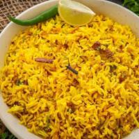 Basmati Rice · Our fragrant and healthy long-grain rice (6 oz.) along with the delicious turmeric.
