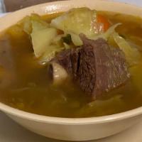 Sopa De Res · Beef soup.