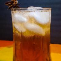Masala Sweet Tea · Homemade sweet tea infused with cinnamon nutmeg blend. Vegan