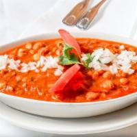 Chana Masala · Chick peas cooked with special masala sauce.