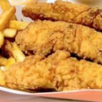 Tender Meal 3-Piece · Chicken tenders 3 pieces with a side.