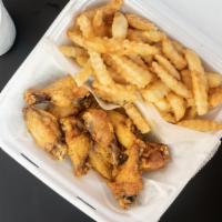 10 Pieces Wings & French Fries · 