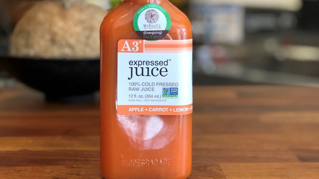 Cold-Press A3 (Rise & Shine) · Apple, carrot, lemon, ginger